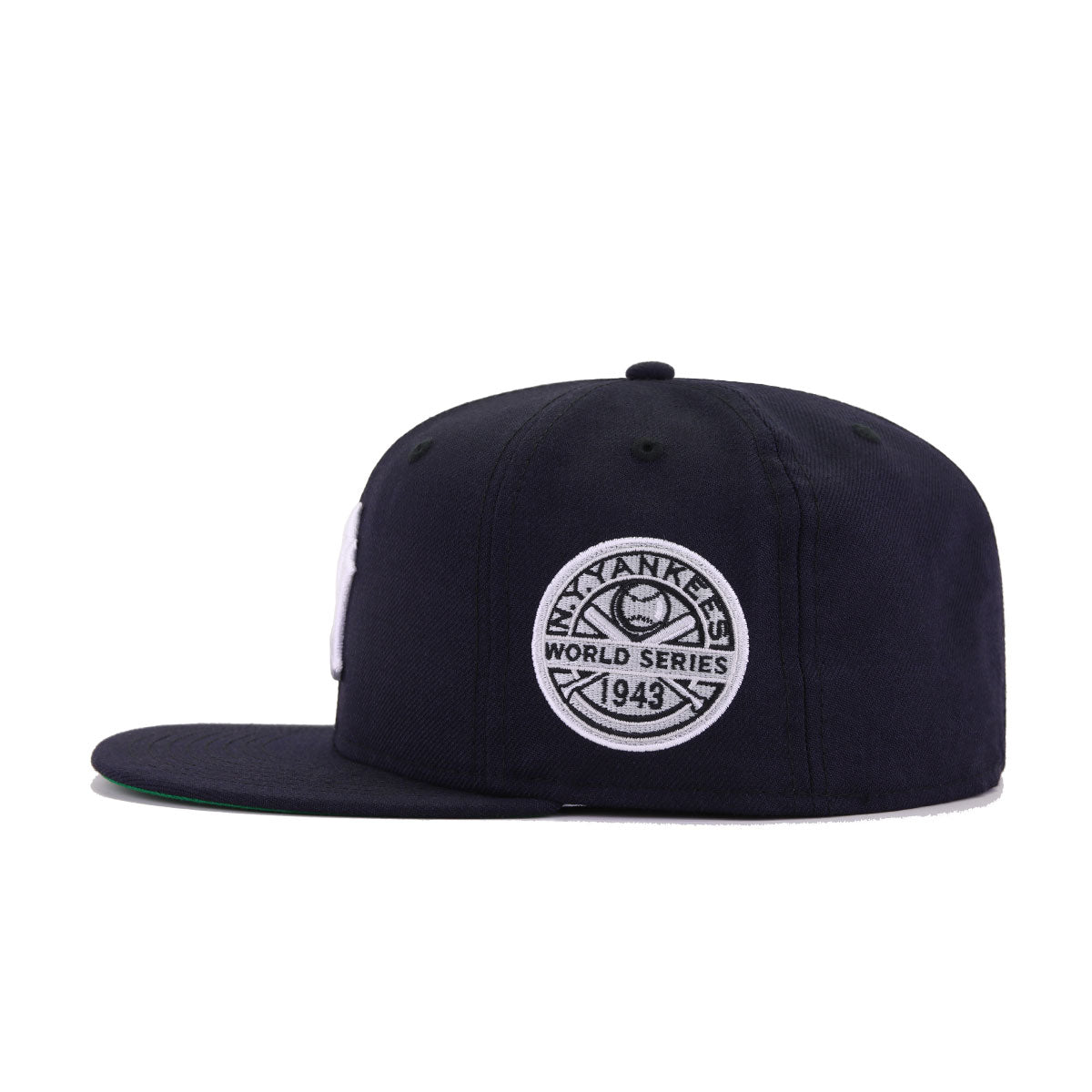 New York Yankees Navy 1943 World Series Cooperstown Green Bottom New Era 59Fifty Fitted