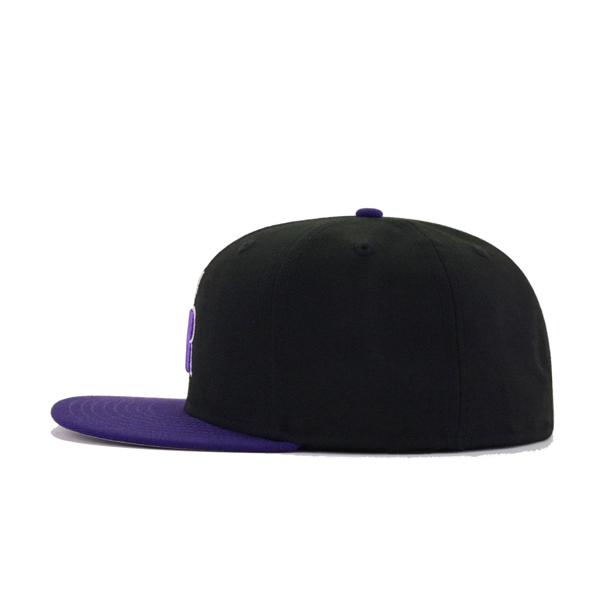 Colorado Rockies Black Purple Cooperstown AC New Era 59Fifty Fitted