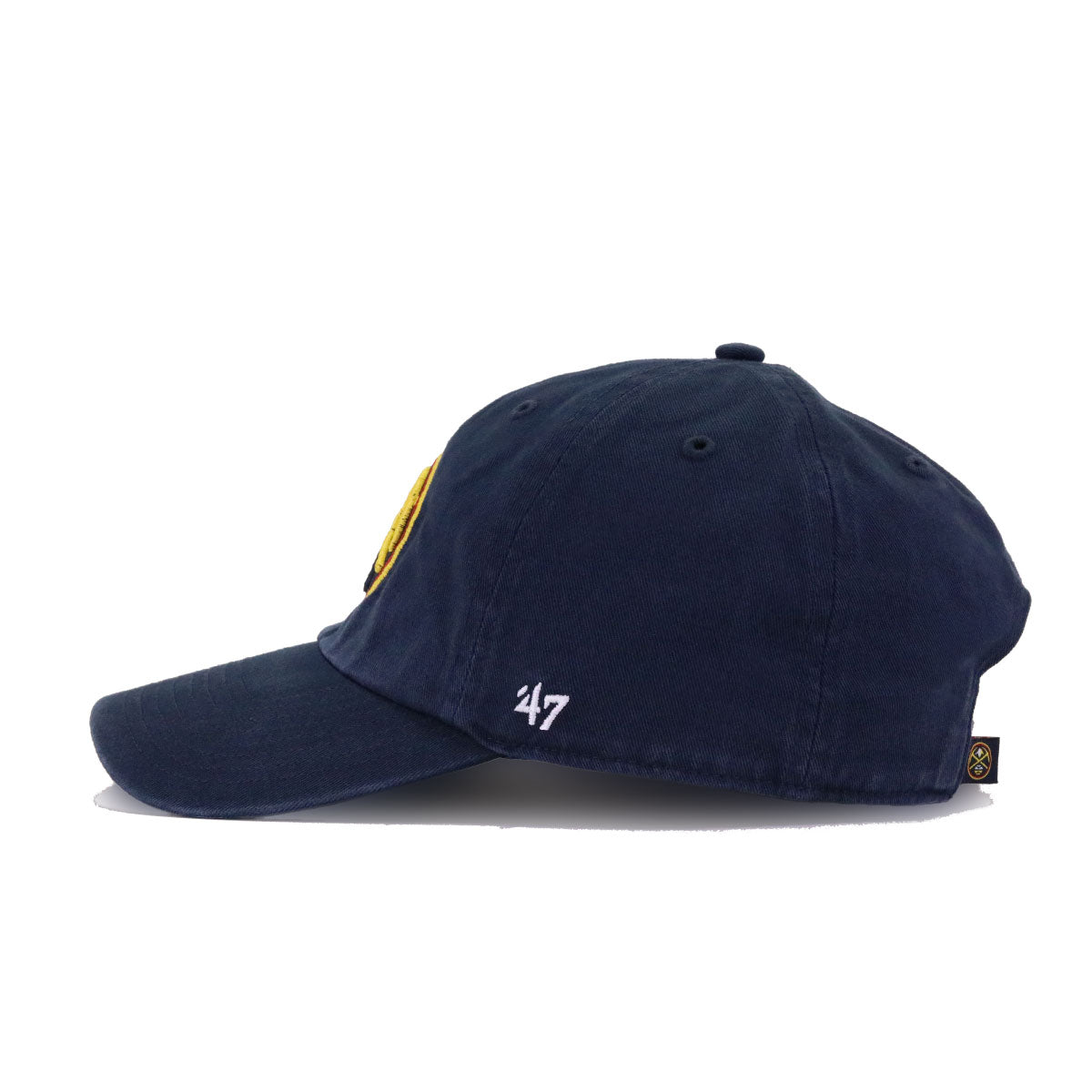 Denver Nuggets Navy 47 Brand Clean Up Dad Hat