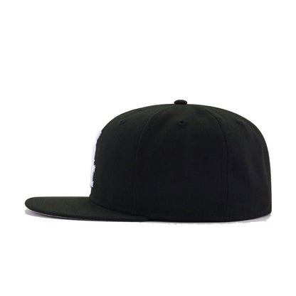 Chicago White Sox Black Cooperstown AC New Era 59Fifty Fitted