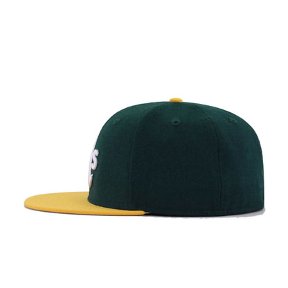 Oakland Athletics Dark Green A Gold Cooperstown AC New Era 59Fifty Fitted