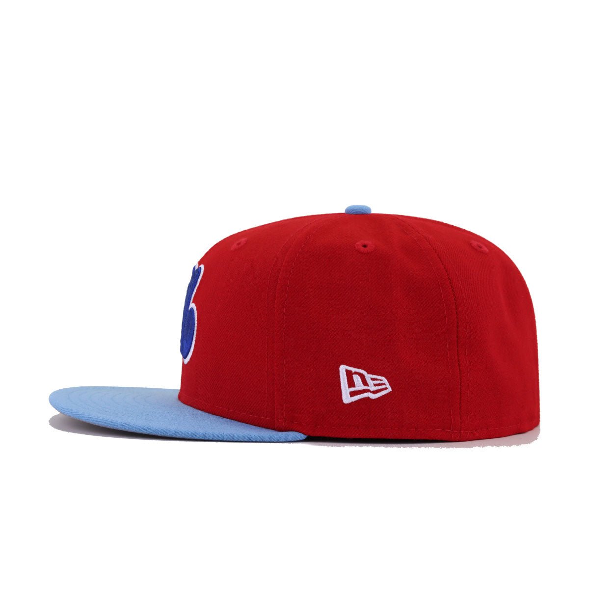 Montreal Expos Scarlet Sky Blue New Era 59Fifty Fitted