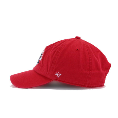 Washington Wizards Front Door Red 47 Brand Clean Up Dad Hat