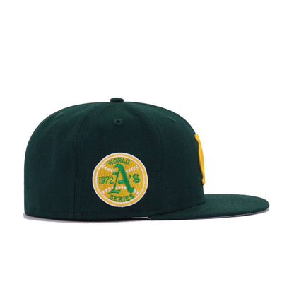 Kansas City Athletics Dark Green 1972 World Series New Era 59Fifty Fitted