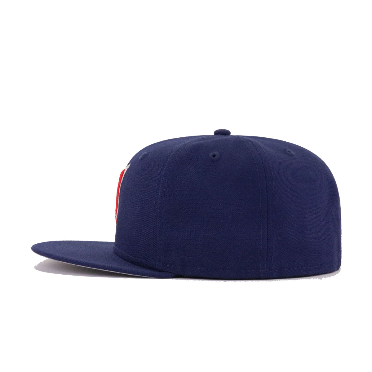 Cleveland Indians Light Navy Cooperstown AC New Era 59Fifty Fitted