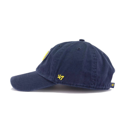 Indiana Pacers Navy 47 Brand Clean Up Dad Hat