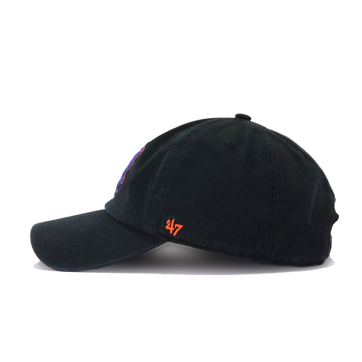 New York Mets Black 47 Brand Clean Up Dad Hat