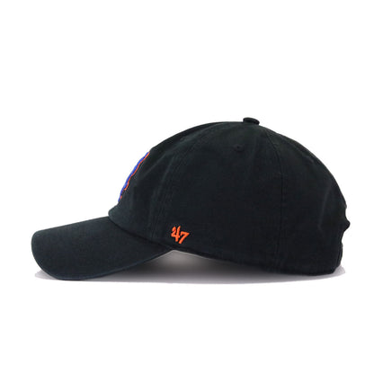 New York Mets Black 47 Brand Clean Up Dad Hat