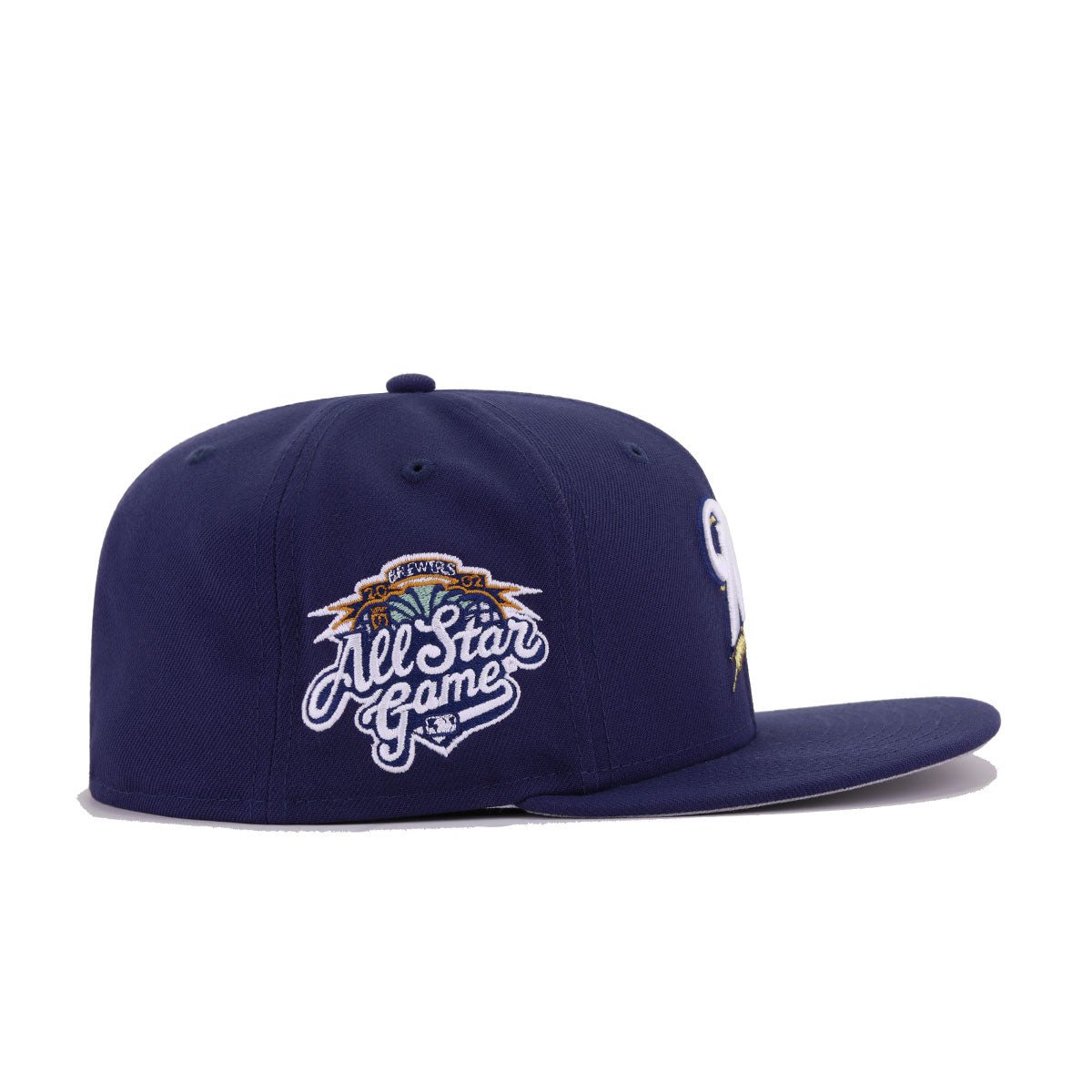 Milwaukee Brewers Light Navy 2002 All Star Game New Era 59Fifty Fitted