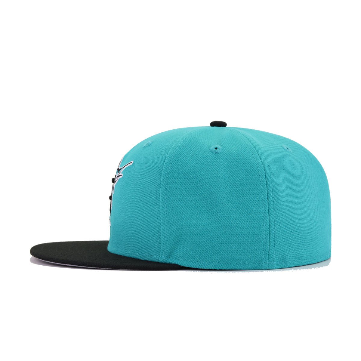 Florida Marlins Teal Black Cooperstown AC New Era 59Fifty Fitted