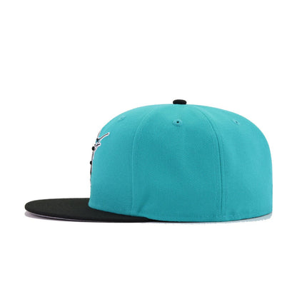 Florida Marlins Teal Black Cooperstown AC New Era 59Fifty Fitted
