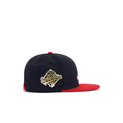 KIDS Atlanta Braves Navy Scarlet 1995 World Series New Era K9Fifty Snapback