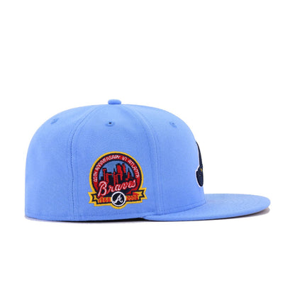 Atlanta Braves Steel Blue 40th Anniversary New Era 59Fifty Fitted