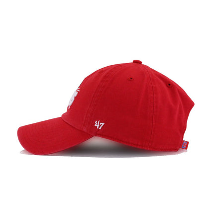 Los Angeles Clippers Front Door Red 47 Brand Clean Up Dad Hat