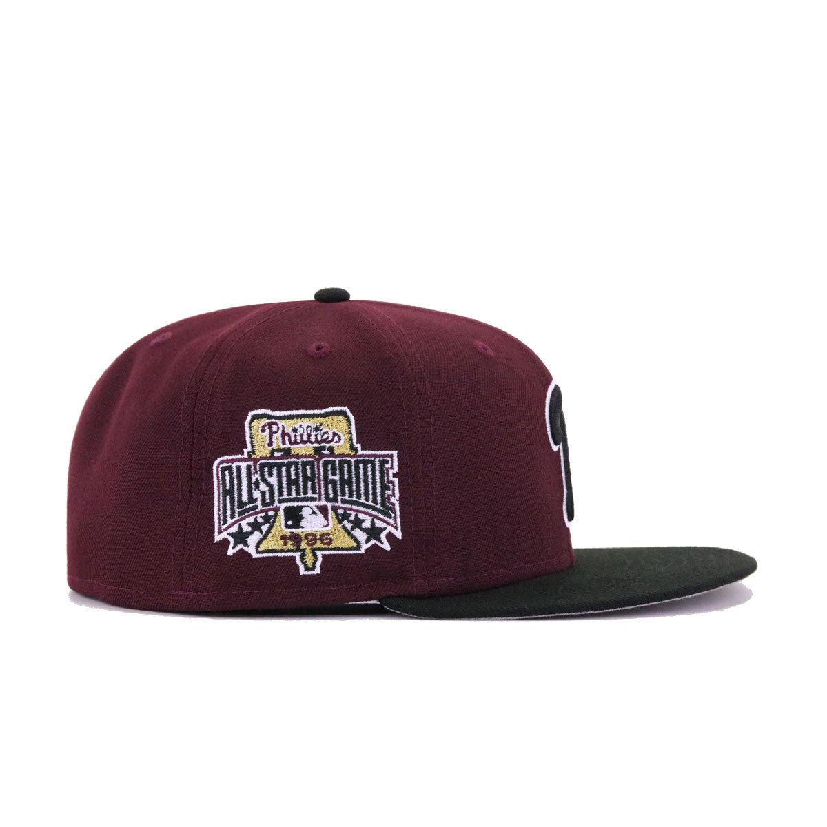 Philadelphia Phillies Maroon Black 1996 All Star Game New Era 59Fifty Fitted