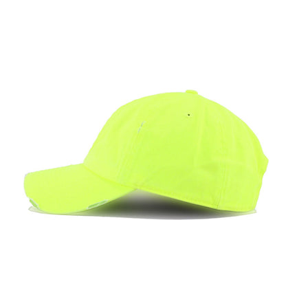 Distressed Neon Yellow KBEthos Vintage Dad Hat