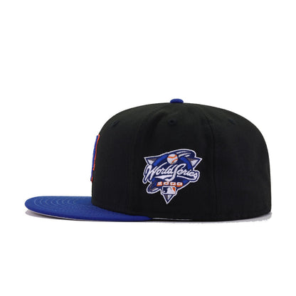 New York Mets Black Light Royal Blue 2000 World Series Cooperstown New Era 59Fifty Fitted