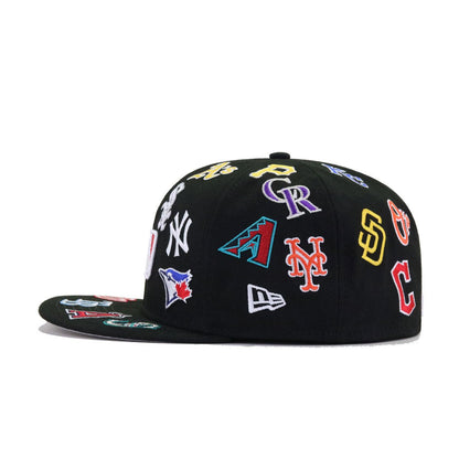 MLB Black ALL OVER New Era 59Fifty Fitted
