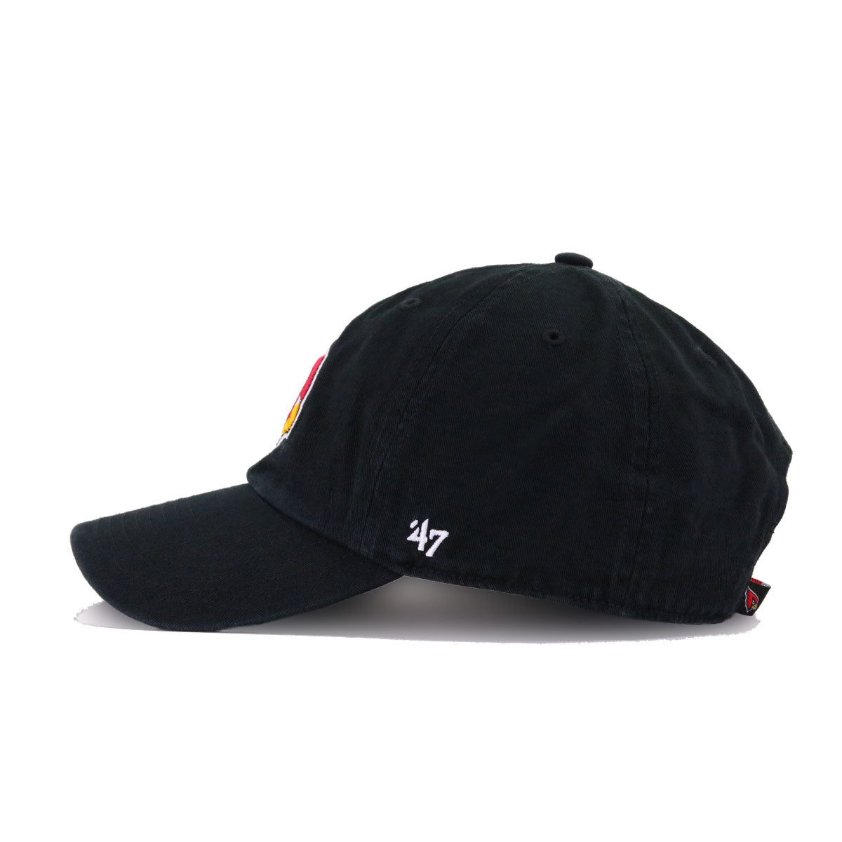 Arizona Cardinals Black 47 Brand Clean Up Dad Hat