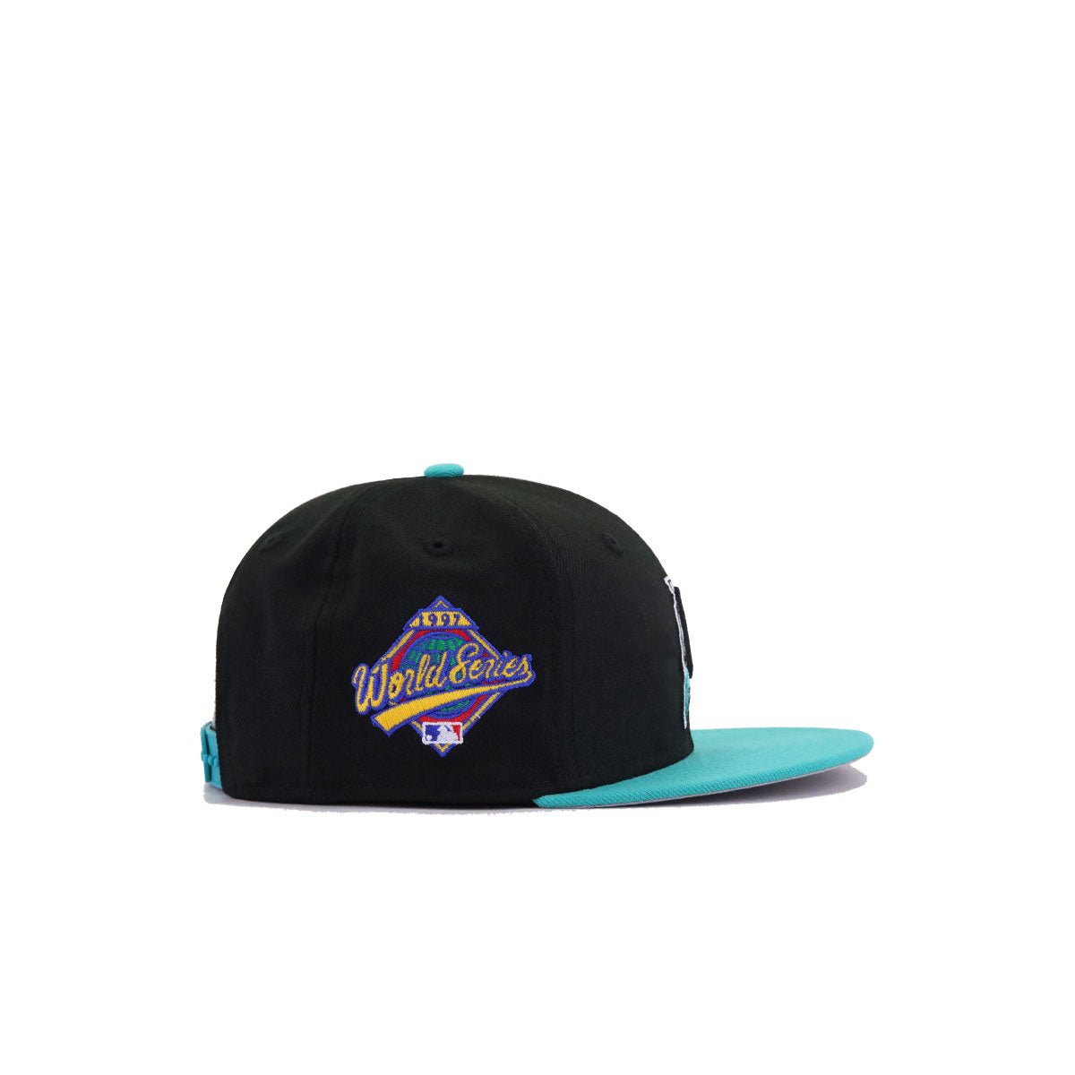 KIDS Florida Marlins Black Teal 1997 World Series New Era K9Fifty Snapback