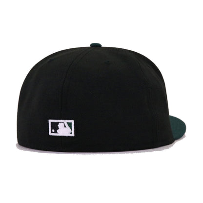 Tampa Bay Rays Black Dark Green Cooperstown AC New Era 59Fifty Fitted