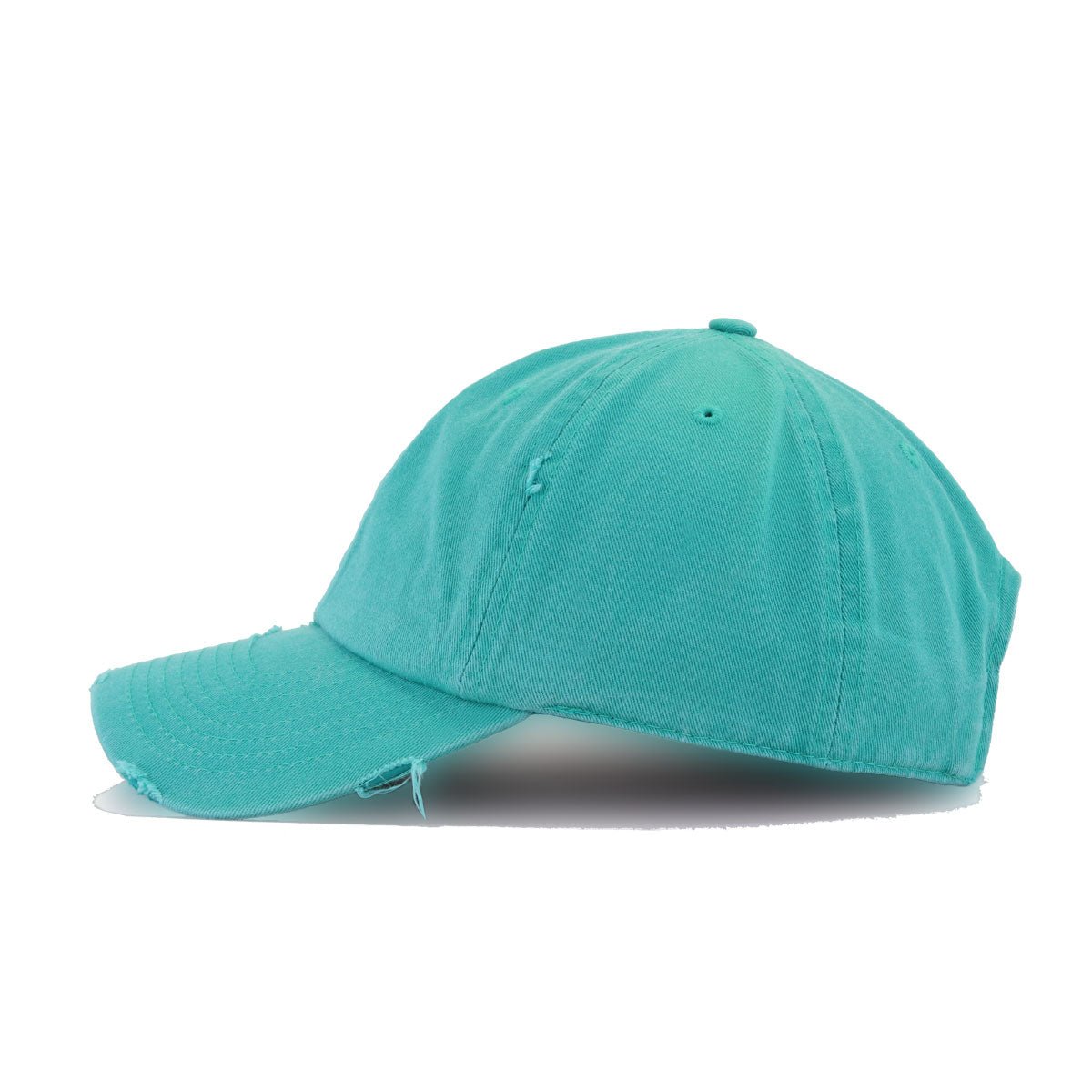 Distressed Pigmented Turquoise KBEthos Vintage Dad Hat