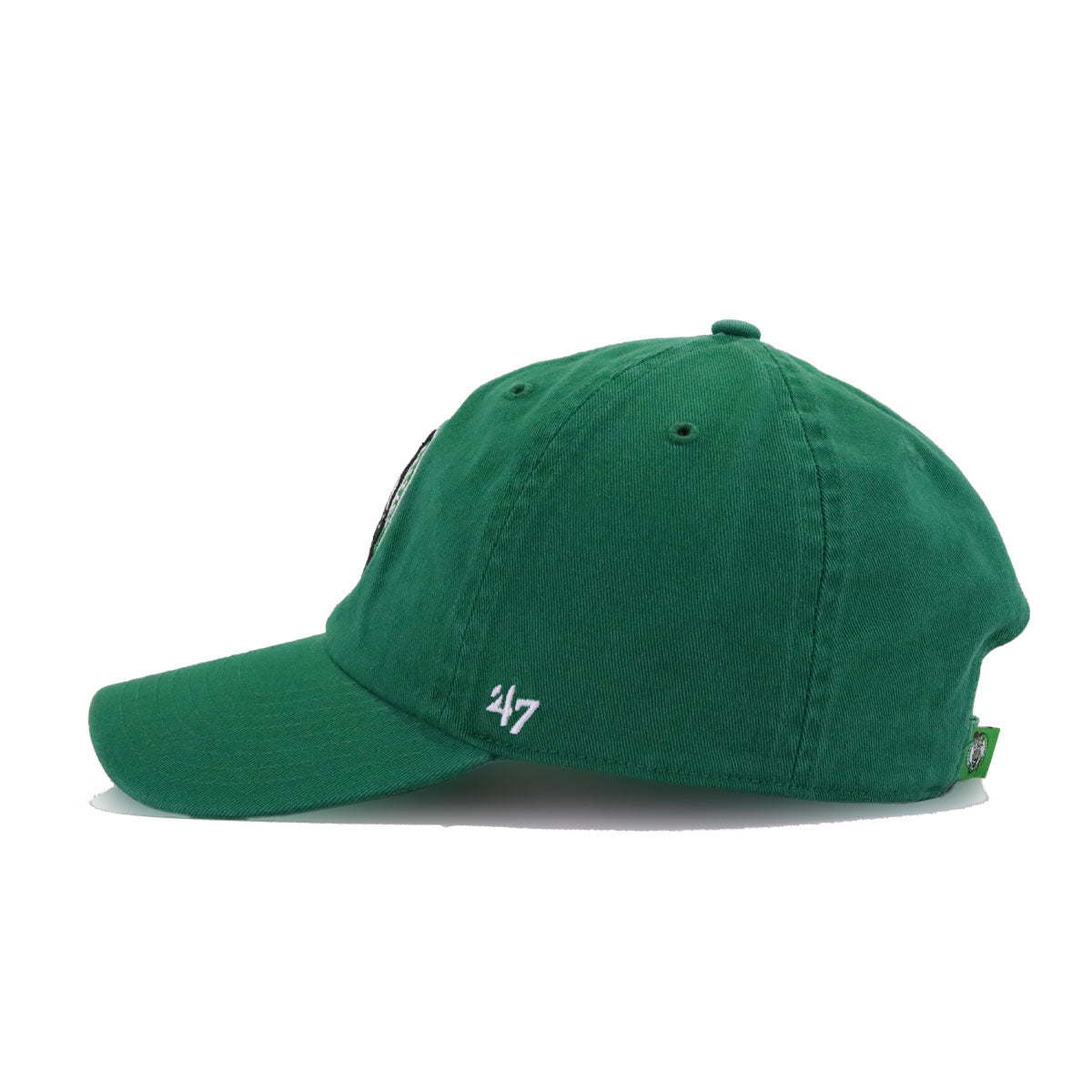 Boston Celtics Kelly Green 47 Brand Clean Up Dad Hat