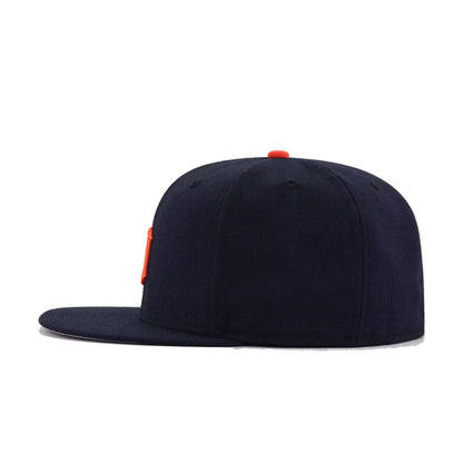 Detroit Tigers Navy Road Cooperstown AC New Era 59Fifty Fitted