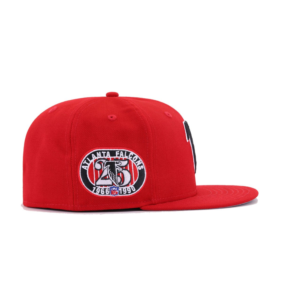 Atlanta Falcons Scarlet 25th Anniversary New Era 59Fifty Fitted