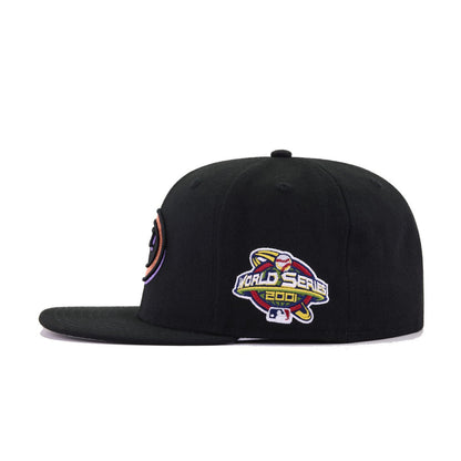 Arizona Diamondbacks Black 2001 World Series Cooperstown New Era 59Fifty Fitted