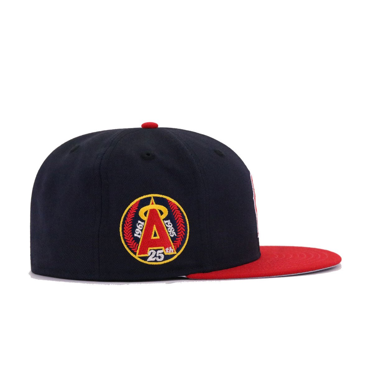 California Angels Navy Scarlet 25th Anniversary New Era 59Fifty Fitted