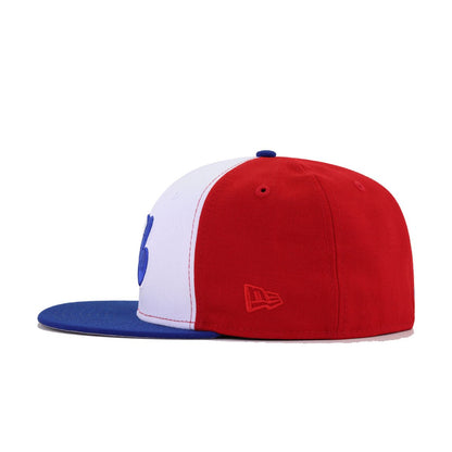 Montreal Expos White Scarlet Light Royal Blue 1969 New Era 59Fifty Fitted