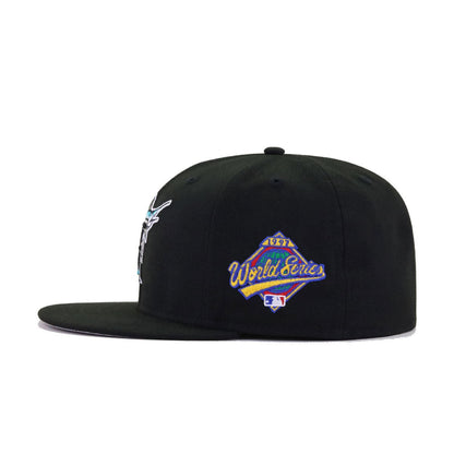 Florida Marlins Black 1997 World Series Cooperstown New Era 59Fifty Fitted