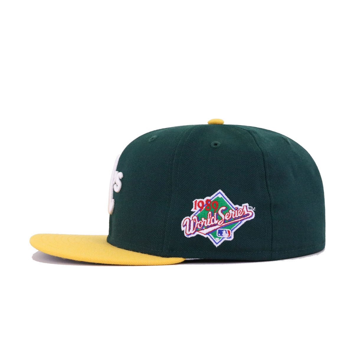 Oakland Athletics Dark Green A Gold 1989 World Series Cooperstown New Era 59Fifty Fitted