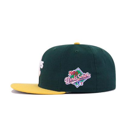 Oakland Athletics Dark Green A Gold 1989 World Series Cooperstown New Era 59Fifty Fitted