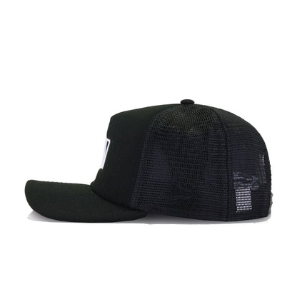 MLB Umpire Black New Era 9Forty A-Frame Soft Foam Trucker Snapback