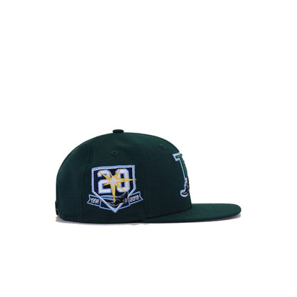 KIDS Tampa Bay Rays Dark Green 20th Anniversary New Era K9Fifty Snapback