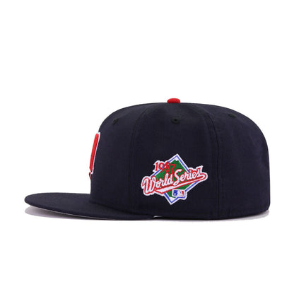 Minnesota Twins Navy 1987 World Series Cooperstown New Era 59Fifty Fitted