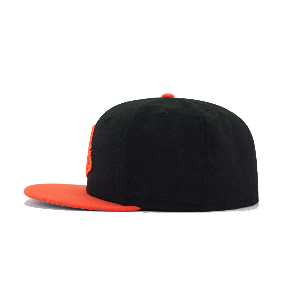 Baltimore Orioles Black Orange Cooperstown AC New Era 59Fifty Fitted