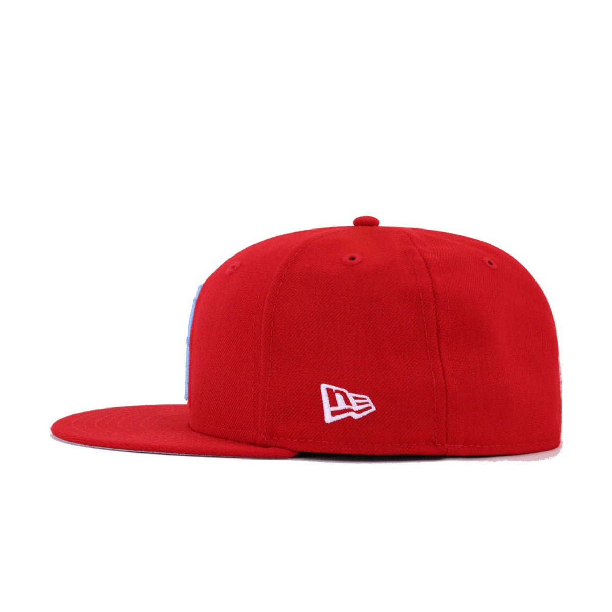Houston Oilers Front Door Red New Era 59Fifty Fitted