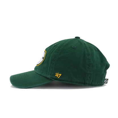 Green Bay Packers Dark Green 47 Brand Clean Up Dad Hat