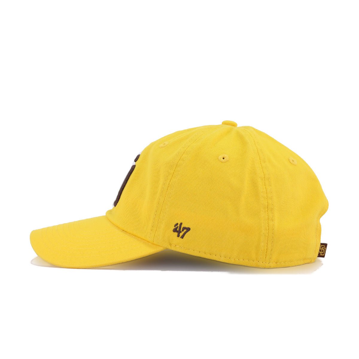 San Diego Padres Gold 47 Brand Clean Up Dad Hat