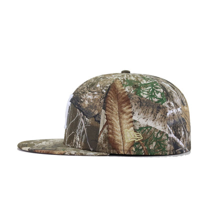 Los Angeles Dodgers Real Tree Edge Camouflage Upside Down New Era 59Fifty Fitted