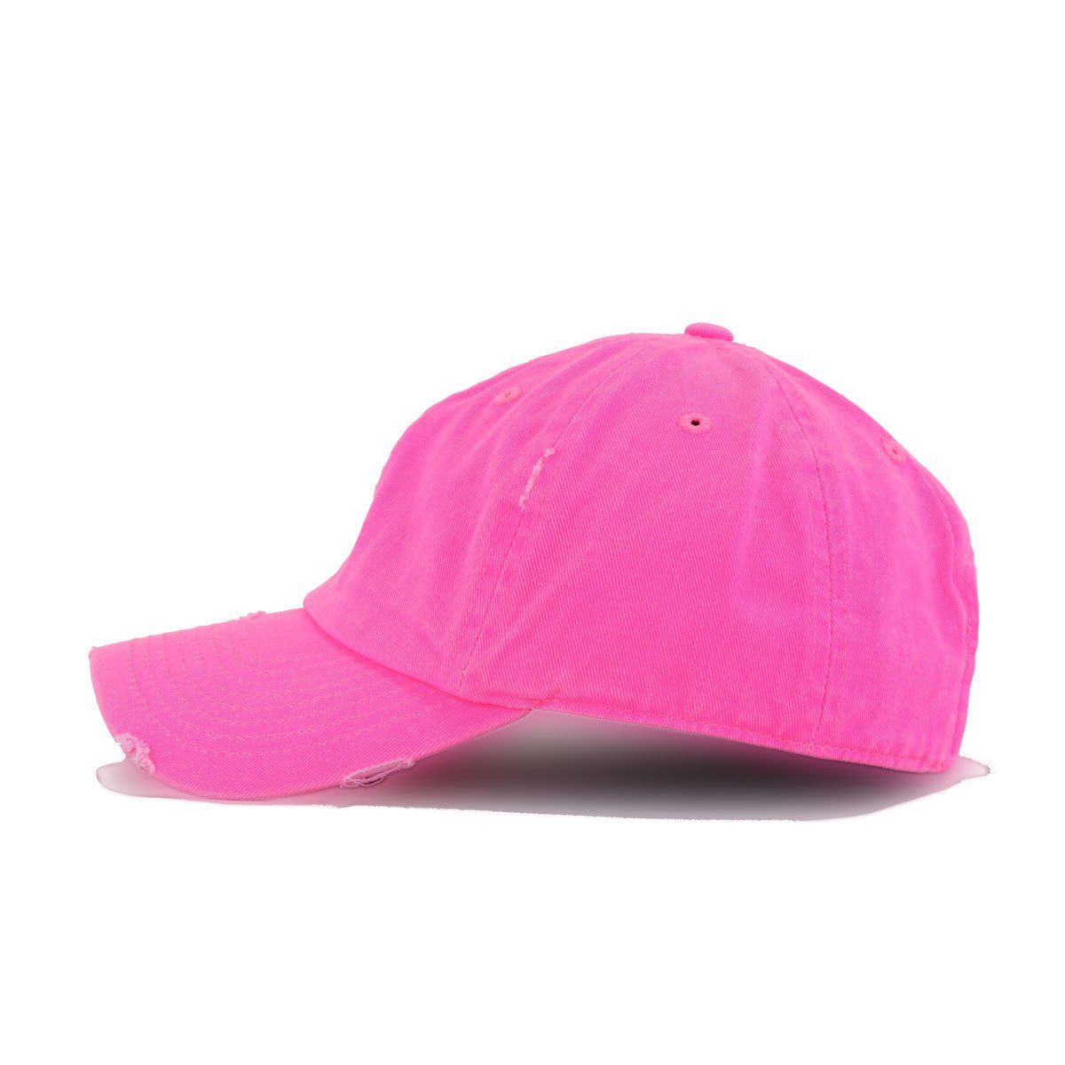 Distressed Neon Pink KBEthos Vintage Dad Hat