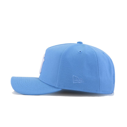 New York Yankees Sky Blue New Era 9Forty A-Frame Snapback
