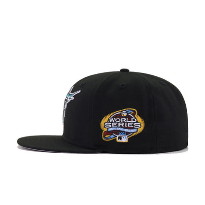 Florida Marlins Black 2003 World Series Cooperstown New Era 59Fifty Fitted