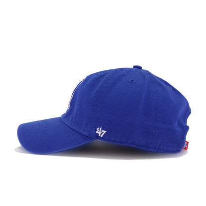 New England Patriots Legacy Light Royal Blue 47 Brand Clean Up Dad Hat
