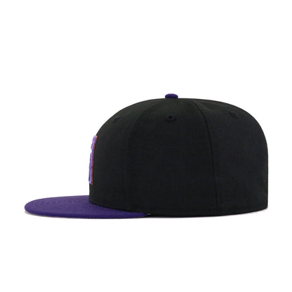 Arizona Diamondbacks Black Purple Cooperstown AC New Era 59Fifty Fitted