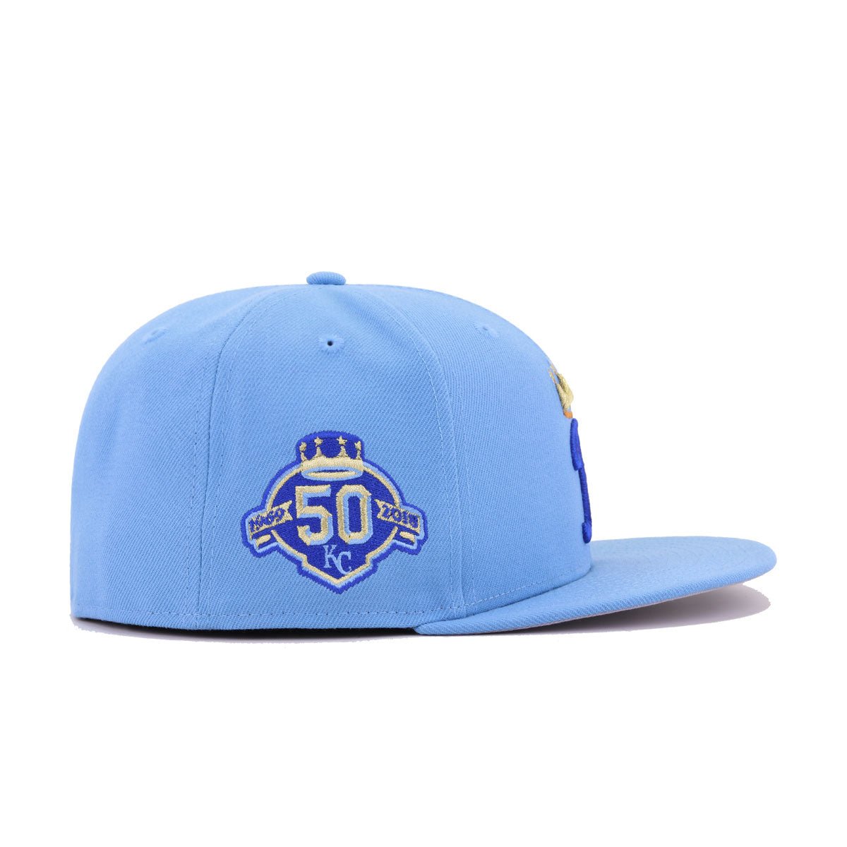 Kansas City Royals Sky Blue Alternate 50th Anniversary New Era 59Fifty Fitted