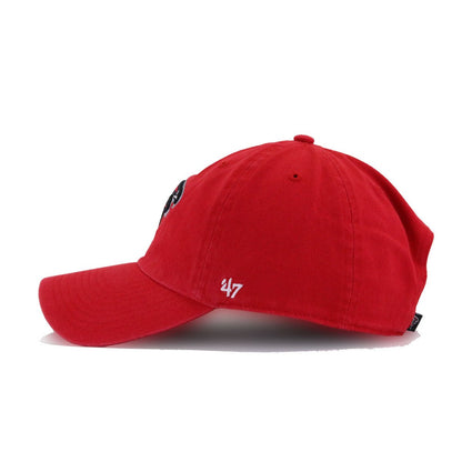 Atlanta Falcons Front Door Red 47 Brand Clean Up Dad Hat